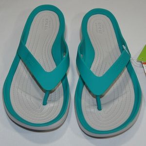 Crocs Swiftwater Flip Flop Teal